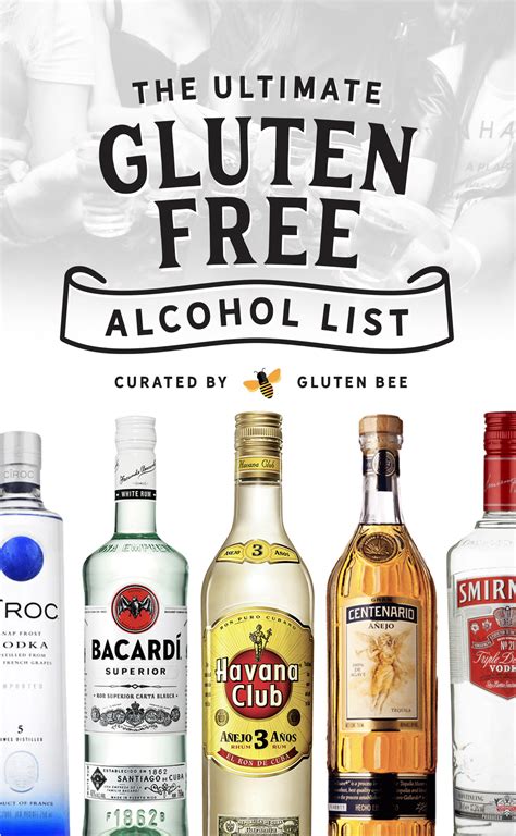 celiac alcohol list.